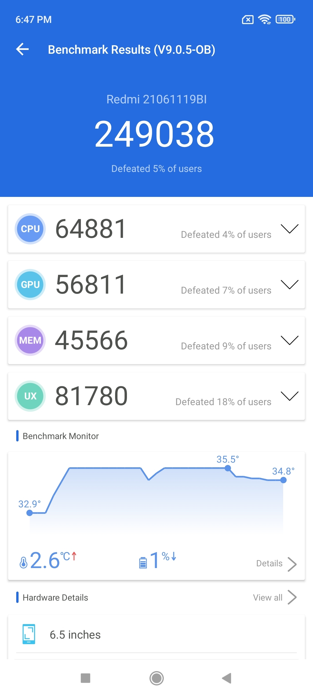 Xiaomi Note 10 S Antutu